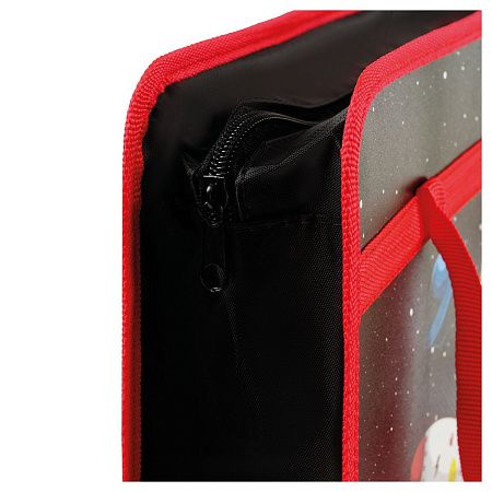 Папка с ручками А4 ArtSpace "Space adventure", пластик, на молнии, 80мм 