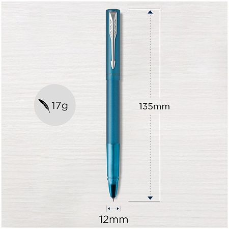 Ручка-роллер Parker "Vector XL Teal" черная, 0,8мм, подарочная упаковка 