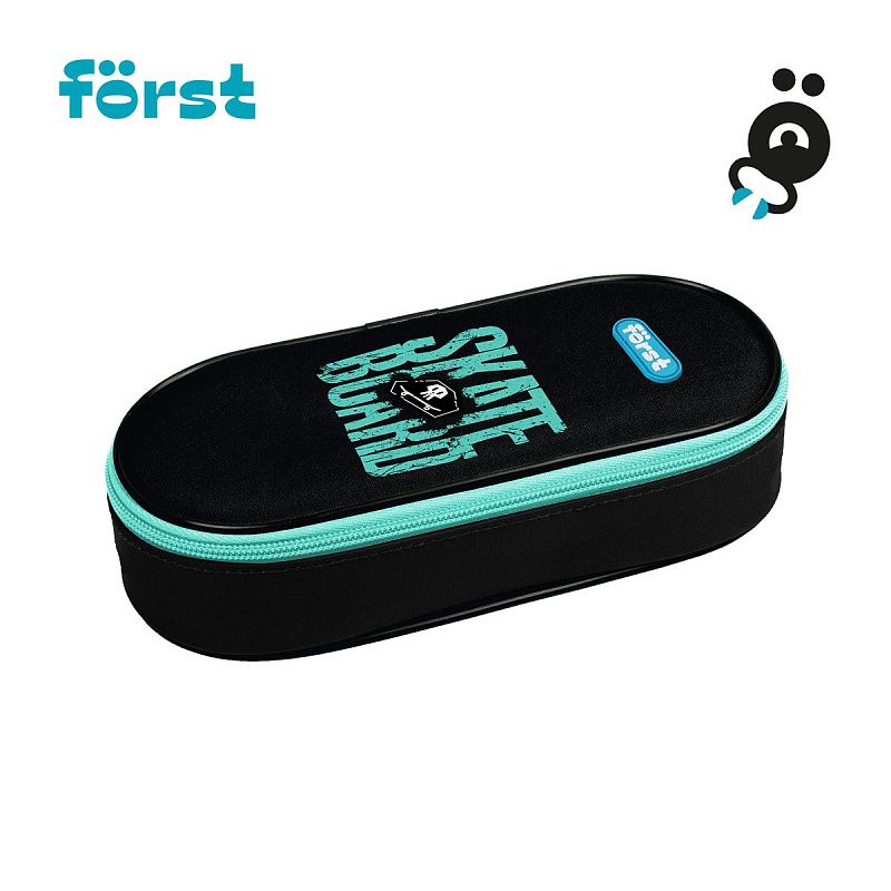 Пенал корпусный 1 отделение, 220*90*45 Först "Skateboard", полиэстер 