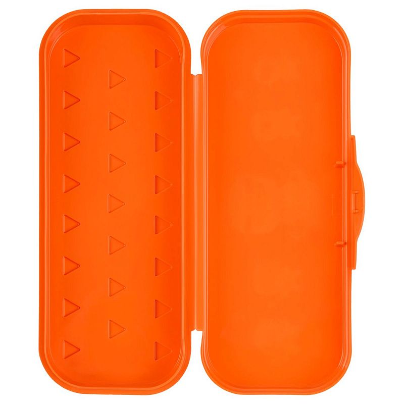 Пенал-футляр, 215*90*43 СТАММ "Ниндзя", оранжевый 