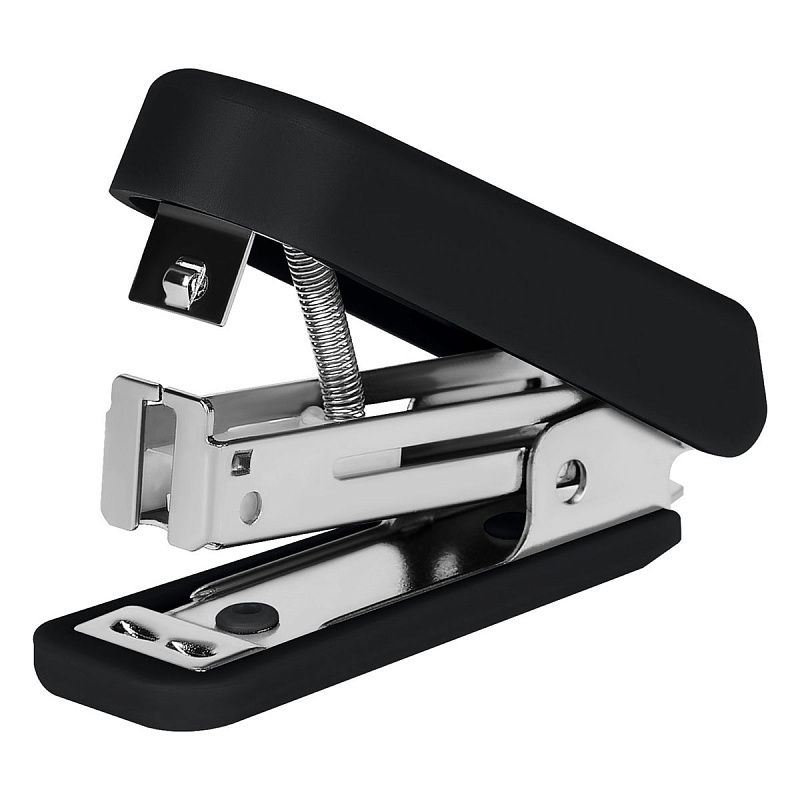 Мини-степлер №10 OfficeSpace до 7л., пластиковый корпус, черный