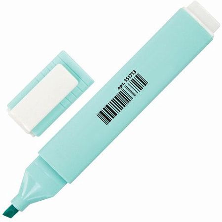 Текстовыделитель ЮНЛАНДИЯ "COLORSTAR PASTEL", БИРЮЗОВЫЙ, линия 1-4 мм, 151713 