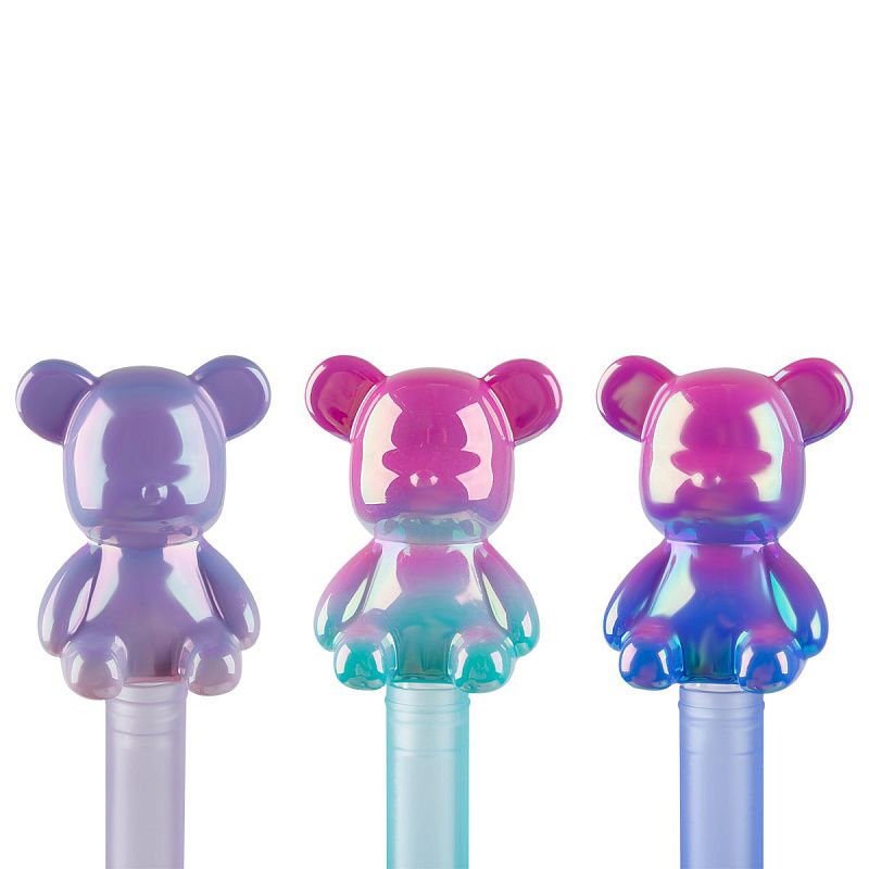 Ручка шариковая MESHU "Сool Bear" синяя, 0,7мм, корпус ассорти 