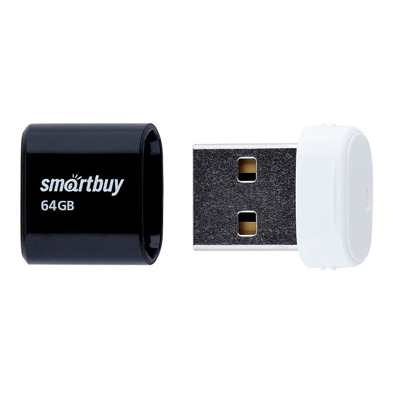 Память Smart Buy "Lara"  64GB, USB 2.0 Flash Drive, черный