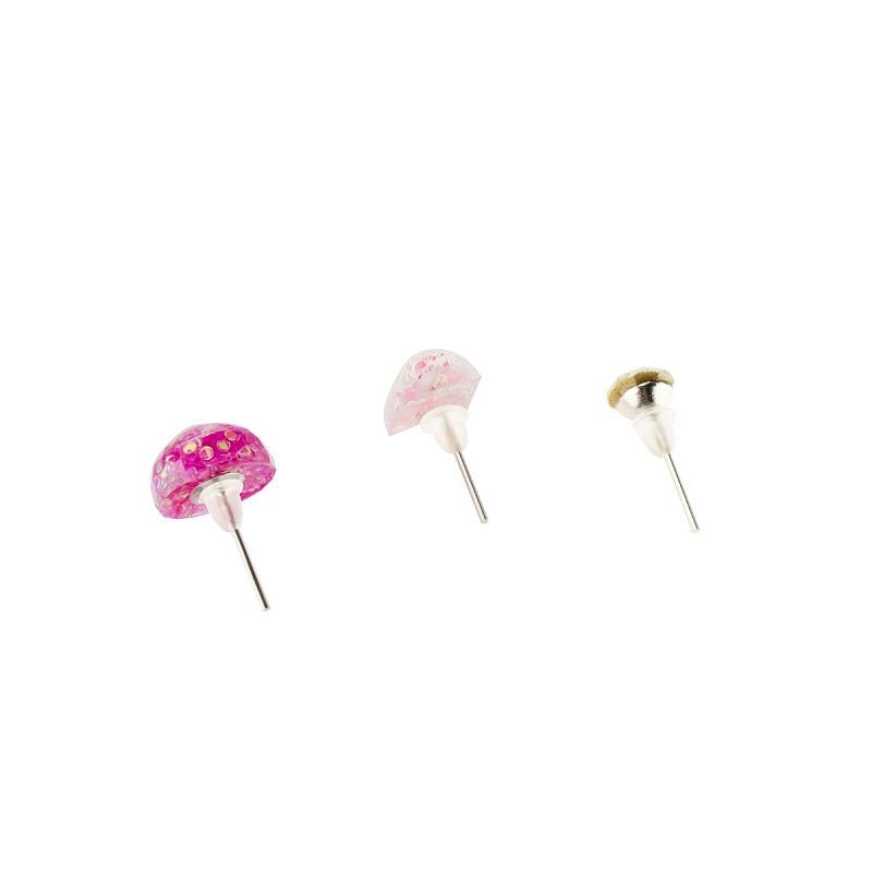 Серьги MESHU "Round", бижутерия, 12 пар, европодвес
