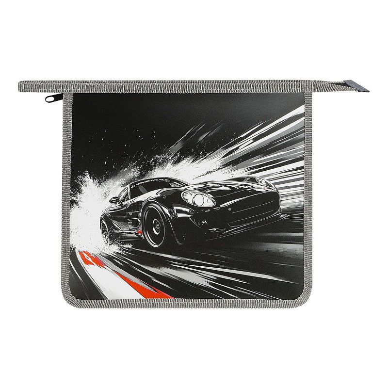 Папка для тетрадей 1 отделение, ArtSpace "Speed", А5, пластик, на молнии 