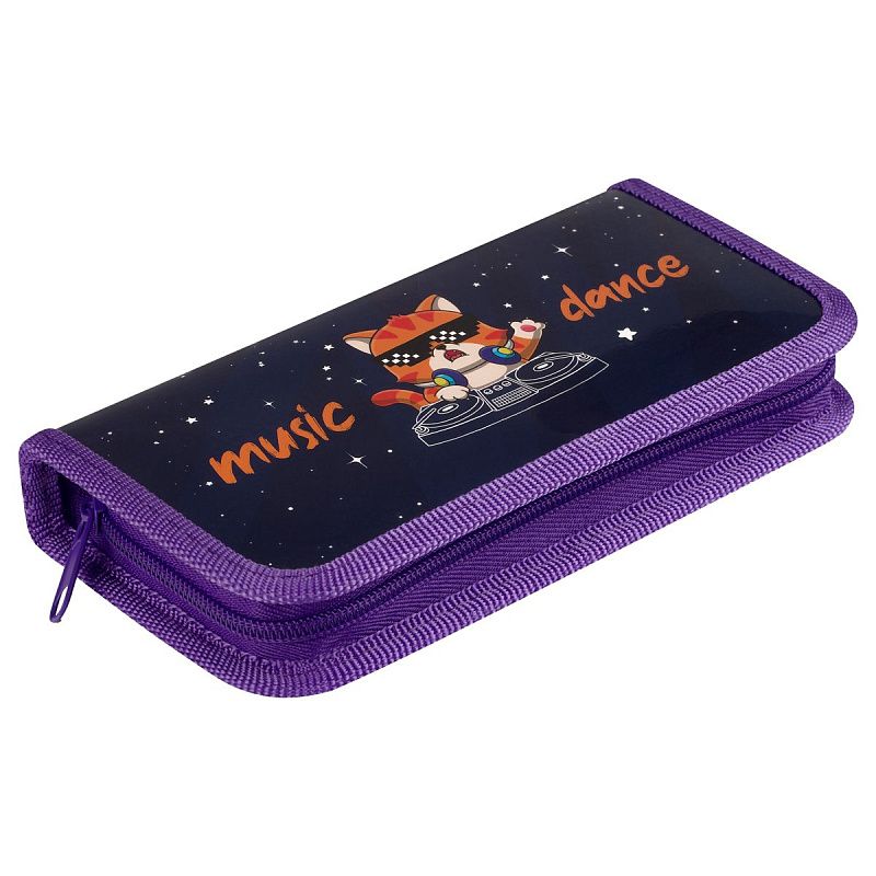 Пенал 1 отделение, 190*90 ArtSpace "Music", ламинированный картон 