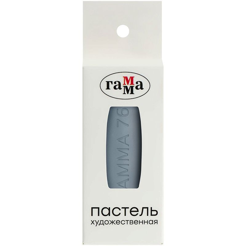 Пастель художественная Гамма, серая дымчатая № 767, штучная, картон.упак.