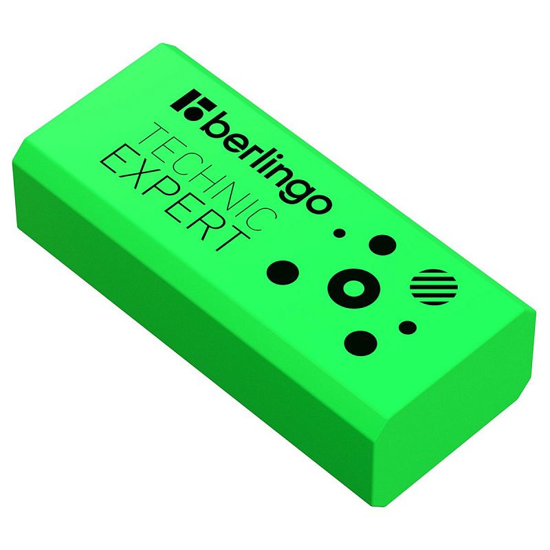 Ластик Berlingo "Technic Expert", 4шт., прямоугольные, 40*18*11мм, пакет с европодвесом 