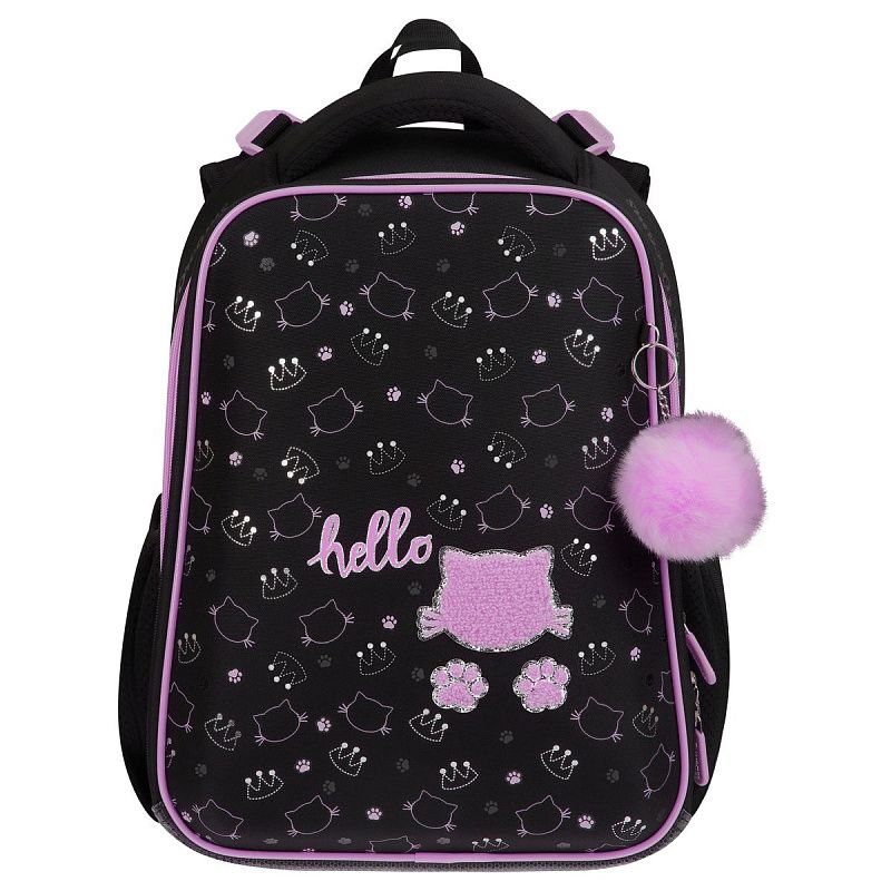 Ранец Berlingo Expert "Royal Kitty" 37*28*16см, 2 отделения, 2 кармана, анатомическая спинка