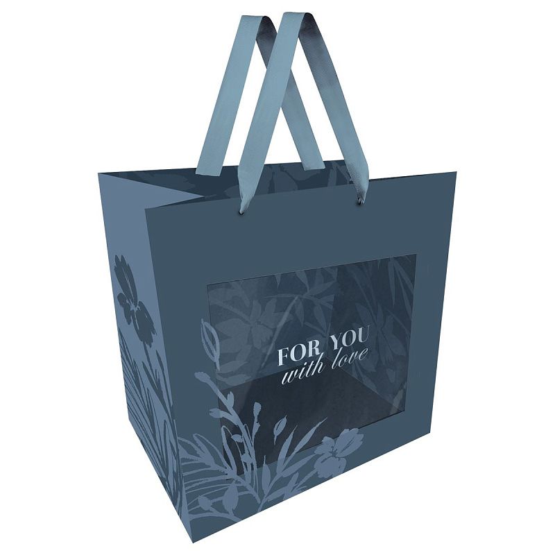 Пакет подарочный 23*18*10см MESHU "Изящный", матовая ламинация