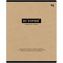 Тетрадь предметная 48л. BG "Крафт" - История, матовая ламинация