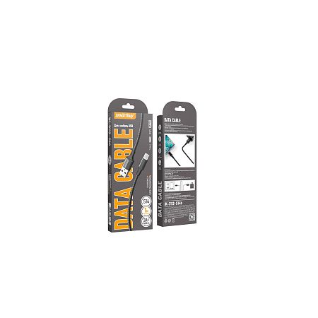 Кабель Smartbuy S14, USB - Type-C, 3A output, 1м, черный