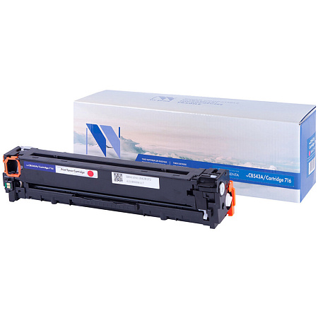 Картридж совм. NV Print CB543A/Cartridge 716 пурпур. для HP ColorLJ CM1312/CP1215/1515/1518(1400стр.)