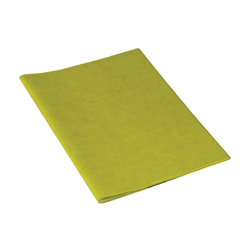 Папка для семейных документов А4, OfficeSpace, искусств. кожа, салатовая, инд. упаковка, ШК 