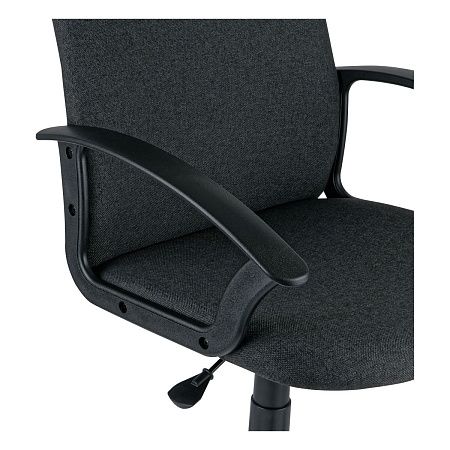 Кресло руководителя Helmi HL-E79 "Elegant" LT, ткань, серая, механизм качания