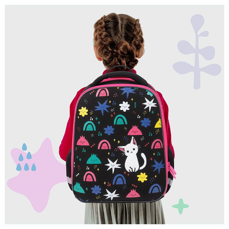 Ранец Berlingo Expert Mini "Funny colors" 36*27*14см, 2 отделения, 2 кармана, анатомическая спинка 