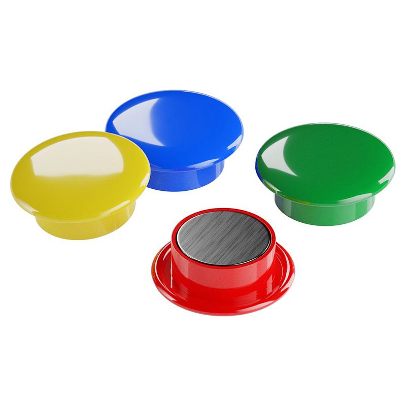 Магнит для досок Berlingo 20мм, 6шт., ассорти, европодвес