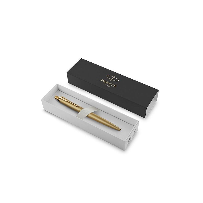 Ручка шариковая Parker "Jotter XL Monochrome Gold" синяя, 1,0мм, кнопочн., подарочная упаковка 