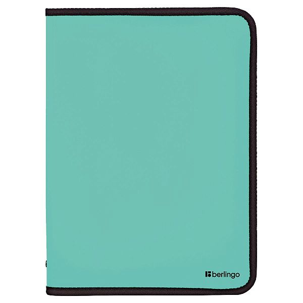 Папка на молнии Berlingo "Instinct" А4, 500мкм, мятный