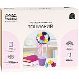 Набор для творчества ТРИ СОВЫ, топиарий "Розы", картонная коробка