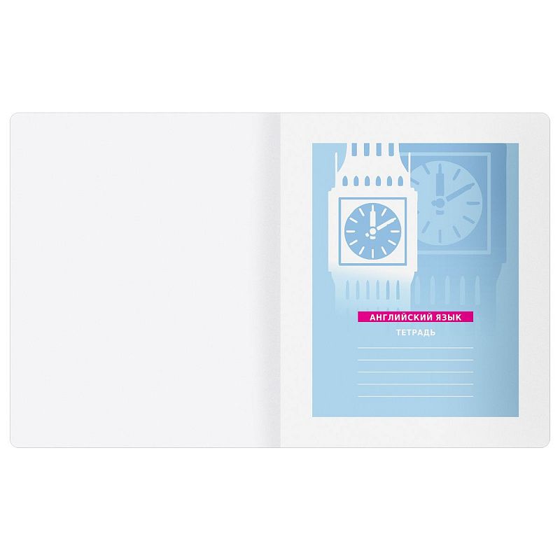 Тетрадь предметная 48л. BG "Крафт" - Английский язык, матовая ламинация