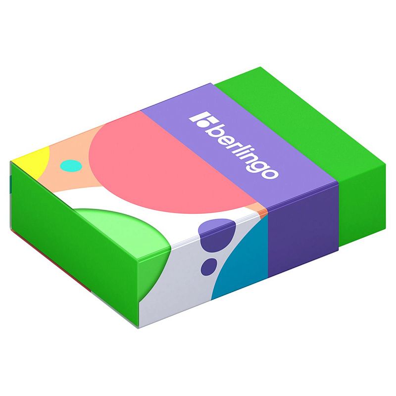 Ластик Berlingo "Balance", Eco-PVC, пластиковый держатель с печатью, 45*32*11мм 