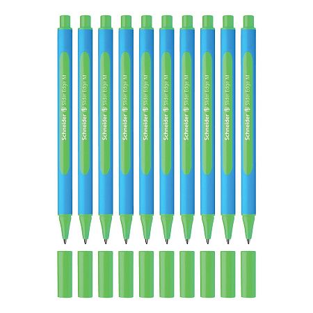 Ручка шариковая Schneider "Slider Edge M" зеленая, 1,0мм, трехгранная 