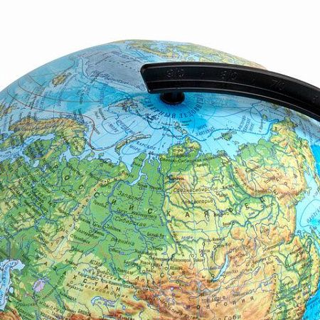 Глобус физический/политический Globen Классик, диаметр 320 мм, с подсветкой, рельефный, К013200223 