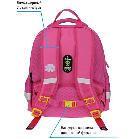 Рюкзак Berlingo Kids "Unistar" 36*27*12см, 1 отделение, 2 кармана, эргономичная спинка, LED кант 