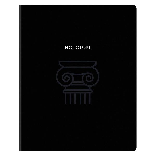 Тетрадь предметная 48л. BG "Минимализм" - История, выб.лак