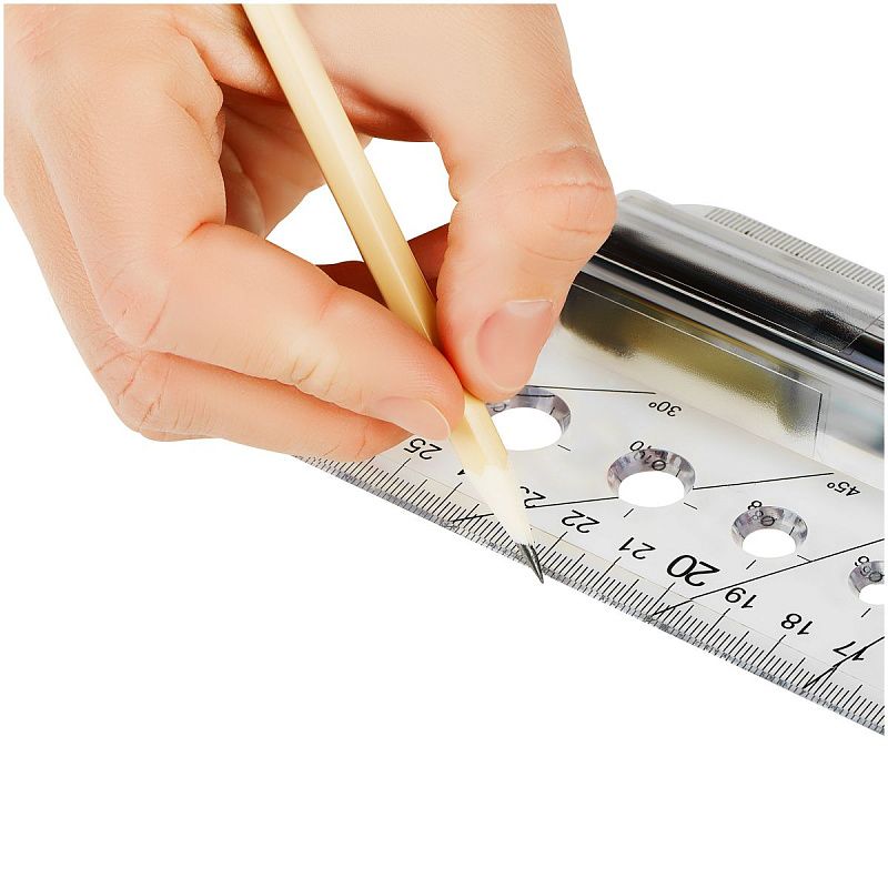 Рейсшина 30см ArtSpace, металлический ролик 