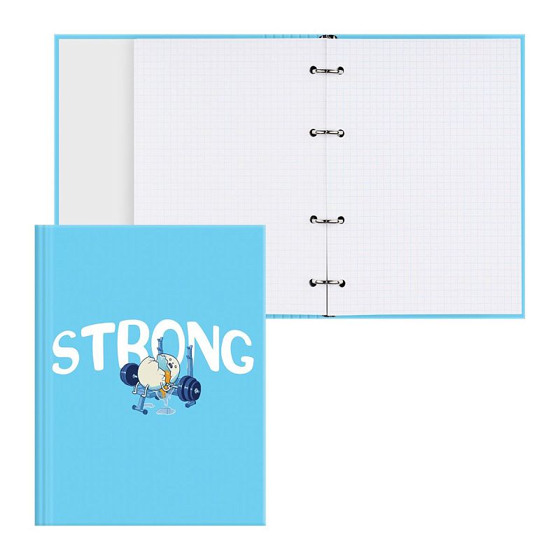 Тетрадь на кольцах А5, 160л., BG "Ты сможешь", глянцевая ламинация