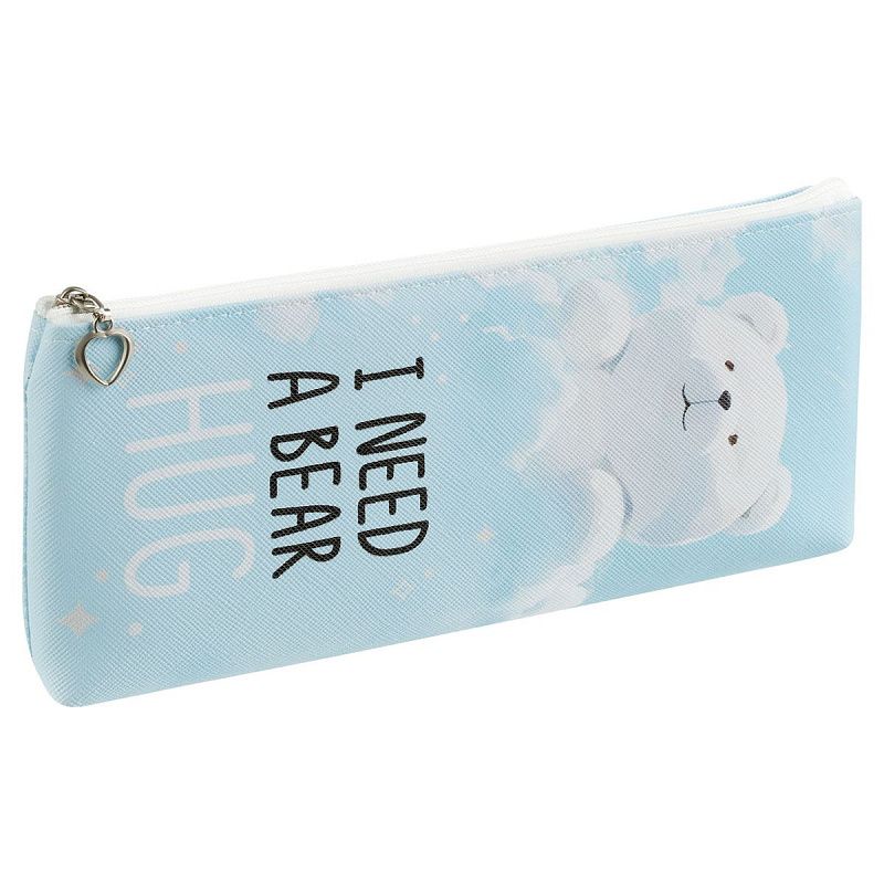 Пенал мягкий 200*85*30 MESHU "Bear hug", искусственная кожа 