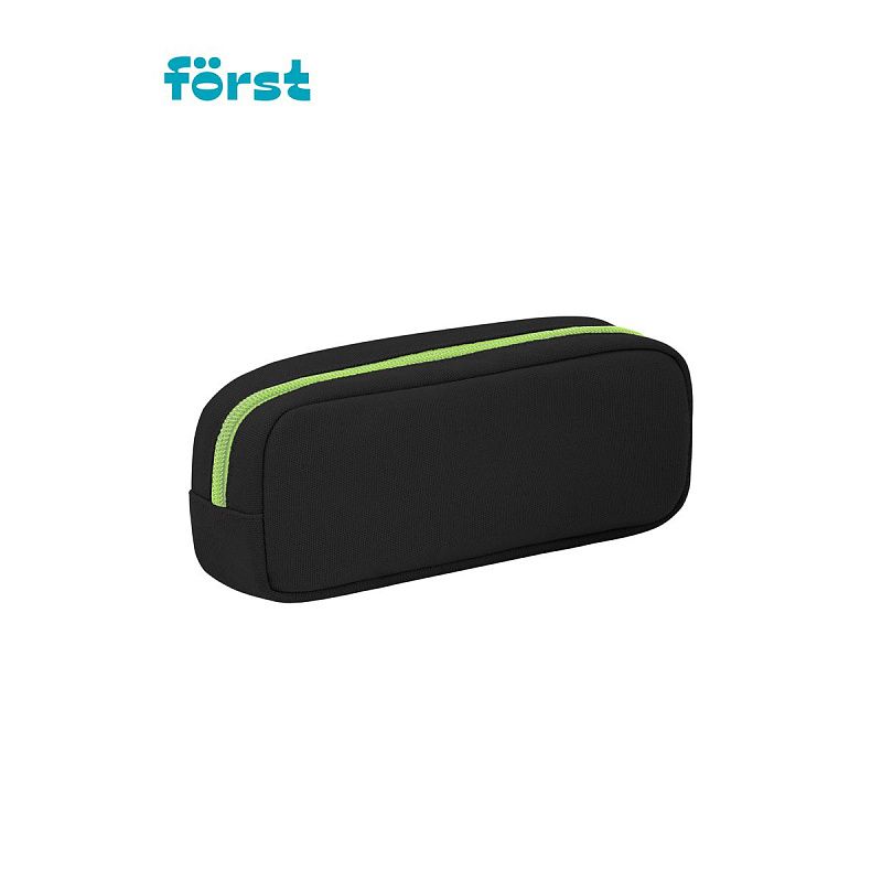 УЦЕНКА - Пенал мягкий с прозрачным окошком, 1 отделение, 205*80*50 Först "Graphic", текстиль с ПВХ (осн 352103) 