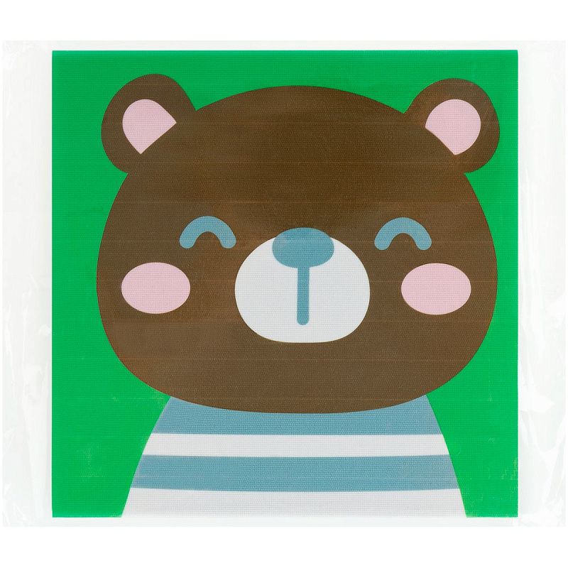 Аппликация помпонами ТРИ СОВЫ "Мишка", 20*20см на подрамнике, картонная коробка