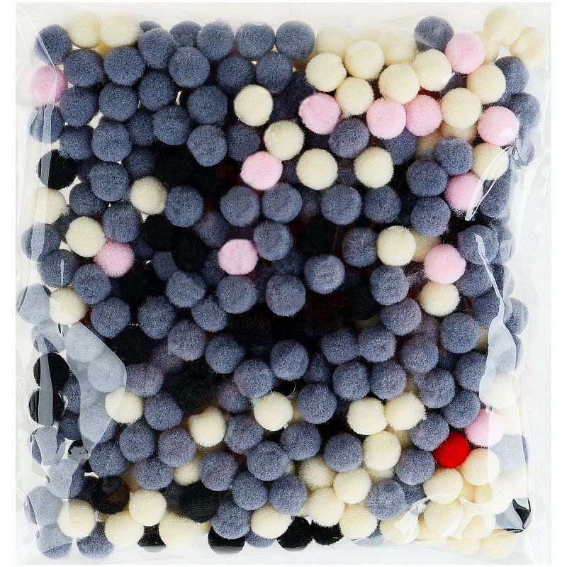 Аппликация помпонами ТРИ СОВЫ "Котик", 20*20см на подрамнике, картонная коробка