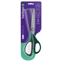 Ножницы Berlingo "Easycut 350", 23см, бирюзовые, эргономичные ручки, мягкие вставки, европодвес Ножницы Berlingo "Easycut 350", 23см, бирюзовые, эргономичные ручки, мягкие вставки, европодвес