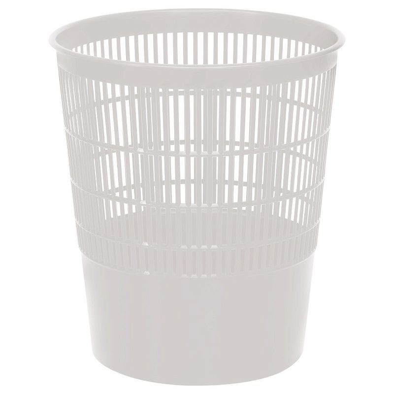 Корзина для бумаг СТАММ, 18л, сетчатая, белая