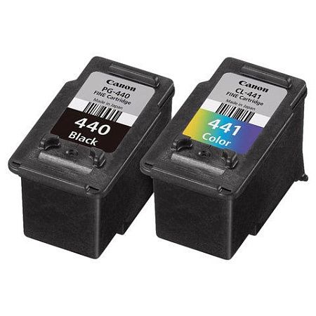 Картридж струйный CANON (PG-440/CL-441) PIXMA MG2140/MG3140, оригинальный КОМПЛЕКТ 2 цвета, 180 страниц, 5219B005 