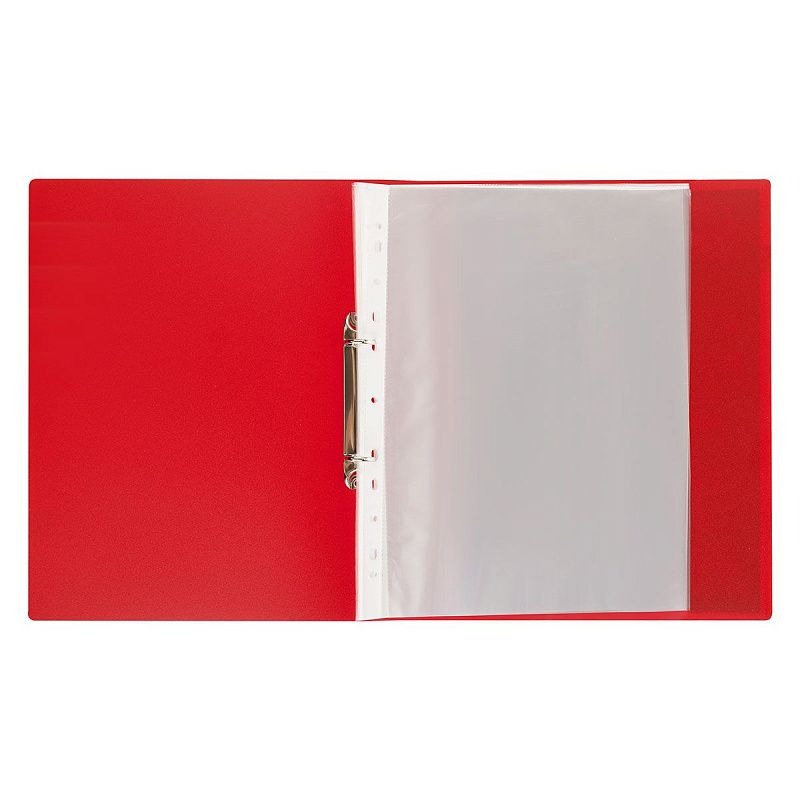 Папка-портфолио пластиковая А4 BG, на 2 кольцах для школьника "Космонавты", 20 файлов 