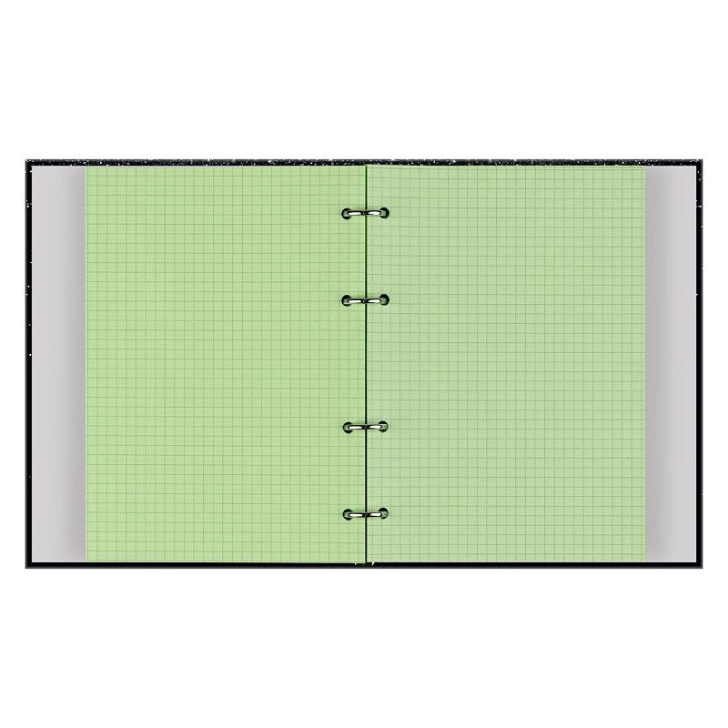 Тетрадь на кольцах А5, 200л., BG "Dark miracle", 4 цвет. блок, глянцевая ламинация