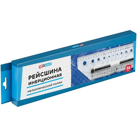 Рейсшина 30см ArtSpace, металлический ролик 