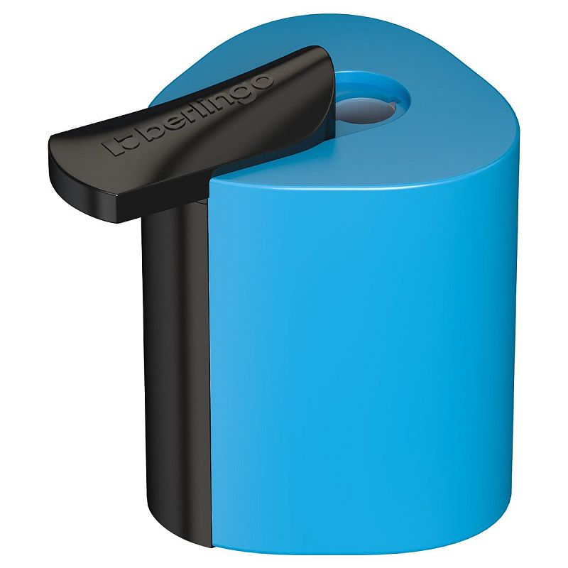 Точилка пластиковая Berlingo "Color Zone" 1 отверстие, контейнер, ассорти 