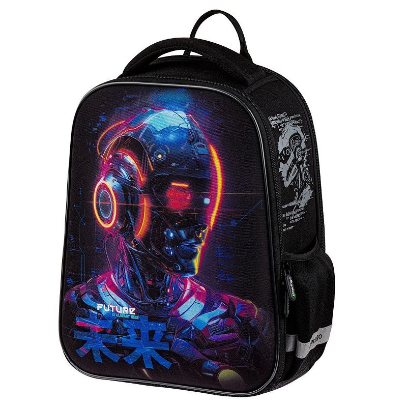 Ранец Berlingo Expert Mini "Cyberpunk" 36*27*14см, 2 отделения, 2 кармана, анатомическая спинка