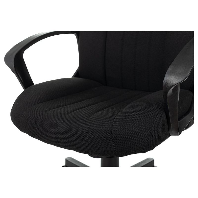 Кресло руководителя Helmi HL-E98, ткань черная, пластик, механизм качания