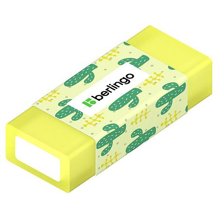 Ластик Berlingo "Funline. Fruits and Flowers", цвета ассорти, 50*20*11мм 