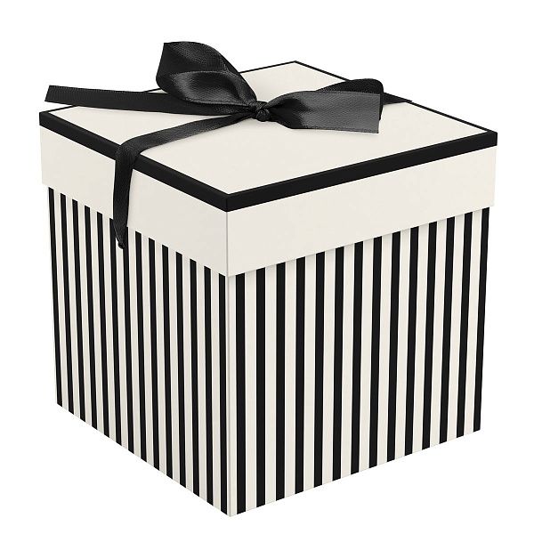 Коробка складная подарочная "Париж", 15×15×15 см, с лентой