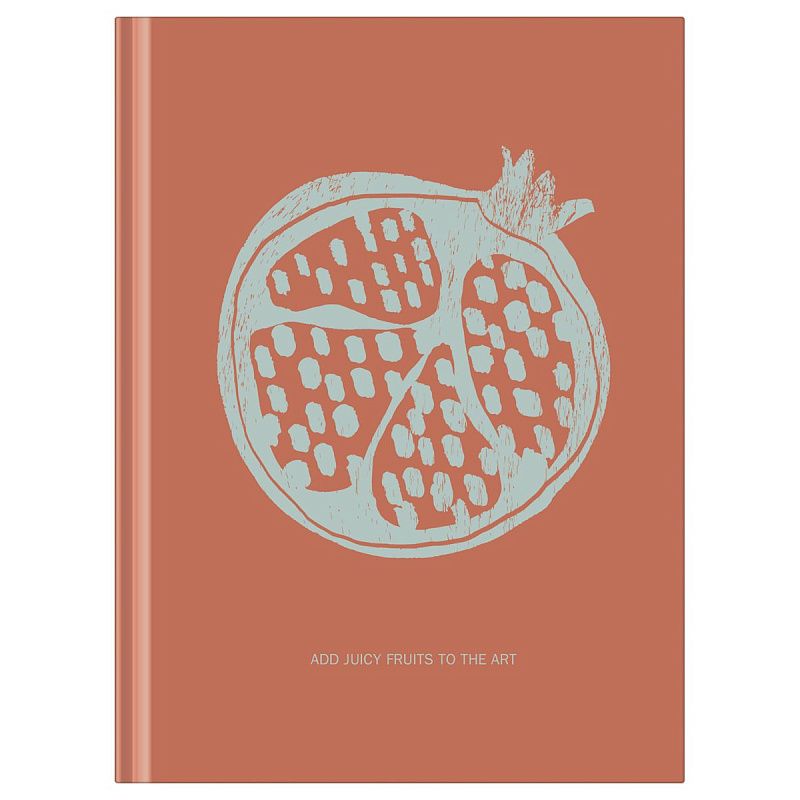 Бизнес-блокнот А6, 80л., BG "Juicy fruits", soft-touch ламинация