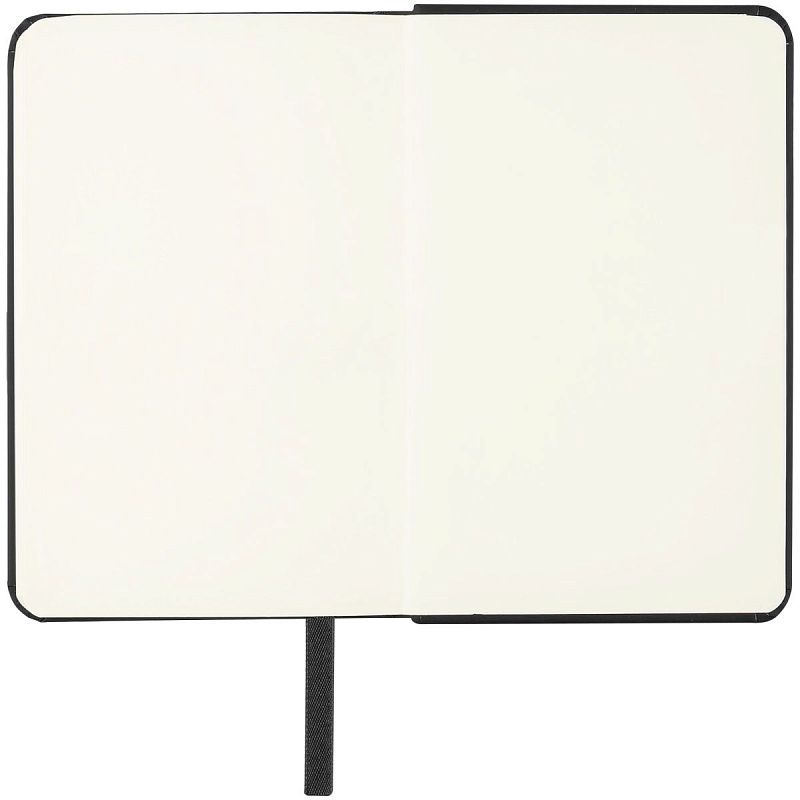 Скетчбук 80л., 90*140 Гамма "Студия", черный, твердая обложка, на резинке, слоновая кость, 140г/м2